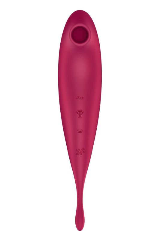 Смарт-вібратор для клітора з вакуумною стимуляцією Satisfyer Twirling Pro+